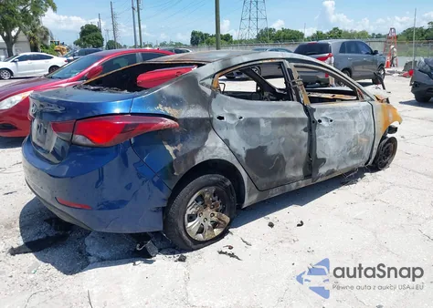 2016 Hyundai Elantra Se из США, поврежденный, VIN 5NPDH4AEXGH753186